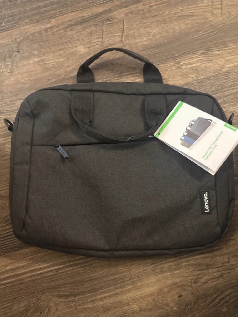 Lenovo Dark Gray Laptop Carry Briefcase for Men